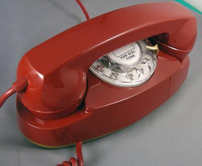 701 - Deep Red Princess Phone