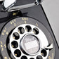 Black  554 Wall Telephone - Chrome Fingerwheel - Fully Restored and Working