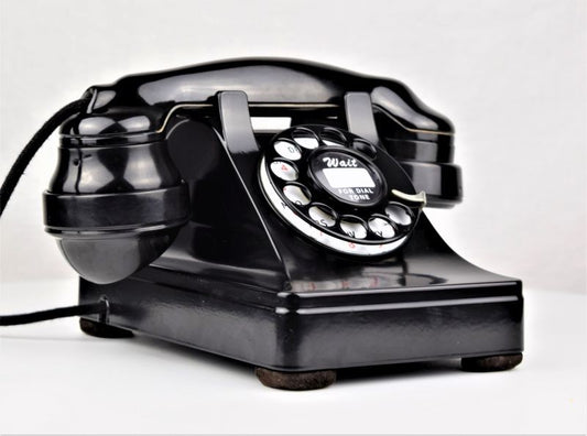 302 - Black - Pre War - E1 Handset - Metal Case