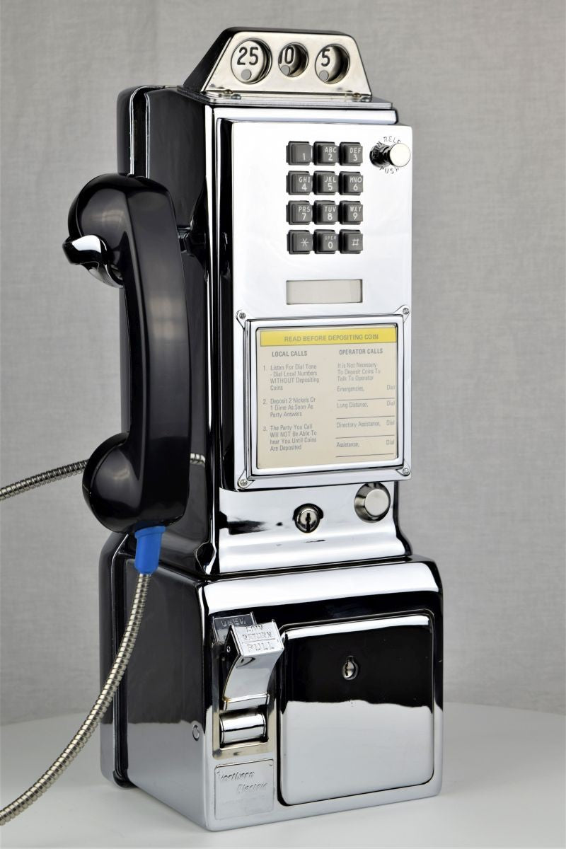 Western Electric - Chrome Payphone - Touch Tone