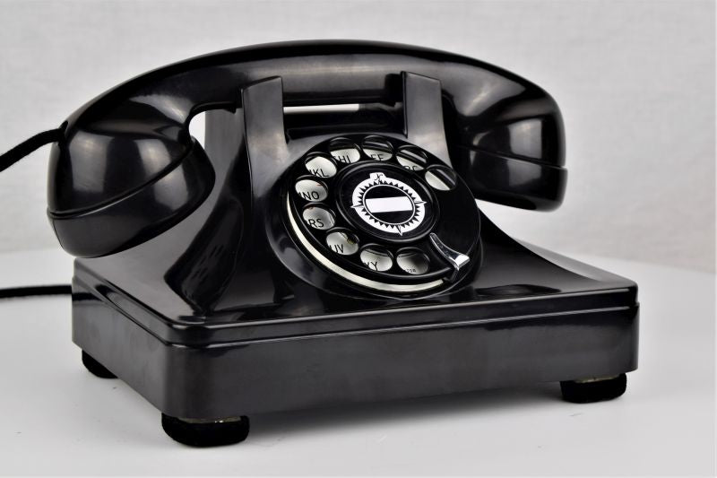 Rotary Dial Telephone Phone Real Working Vintage Old Fashion Black 1960S  NEW