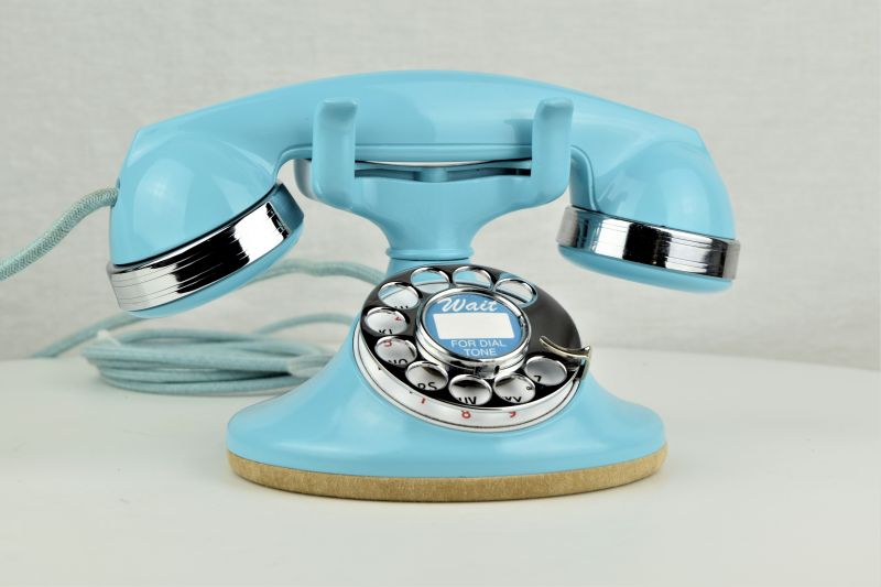 Western Electric 202 - Aqua Blue - Chrome Trim