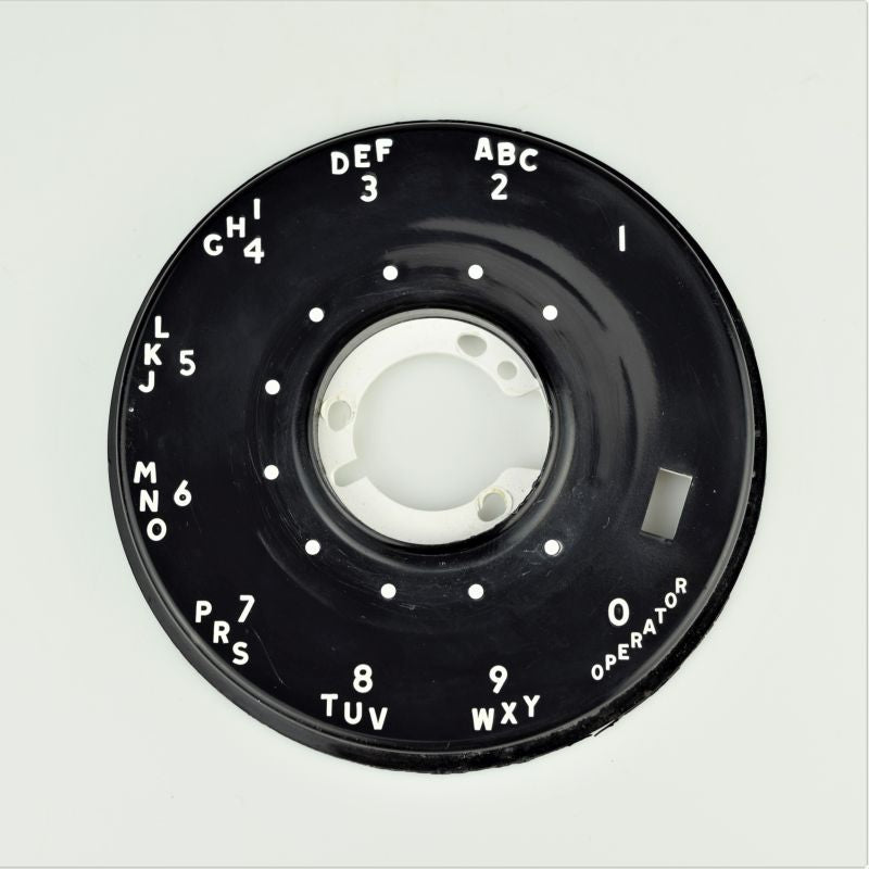 Western Electric 500 Series Dial Faceplate - Black