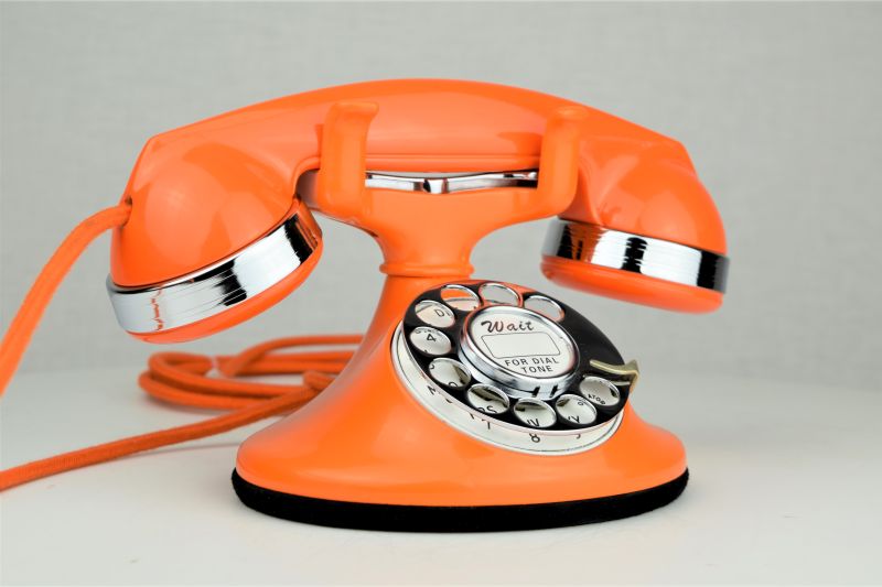 Western Electric 202 - Orange - Chrome Trim