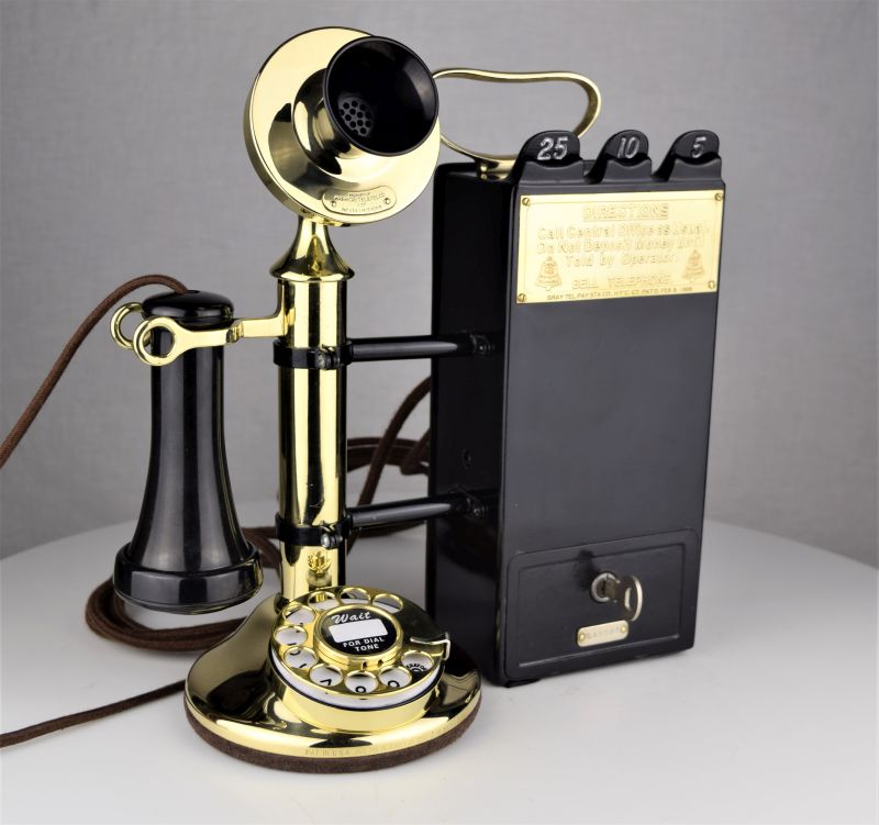 Vintage RARE Yellow Bell South 2024 Electric Bell System Touch Tone Desk Telephone.