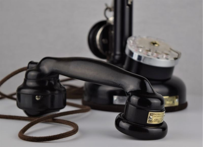 French Cradle Telephone/Mother in law receiver - Nickel