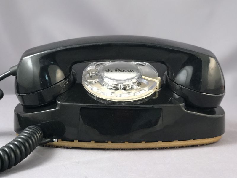 702 - Black Princess Phone