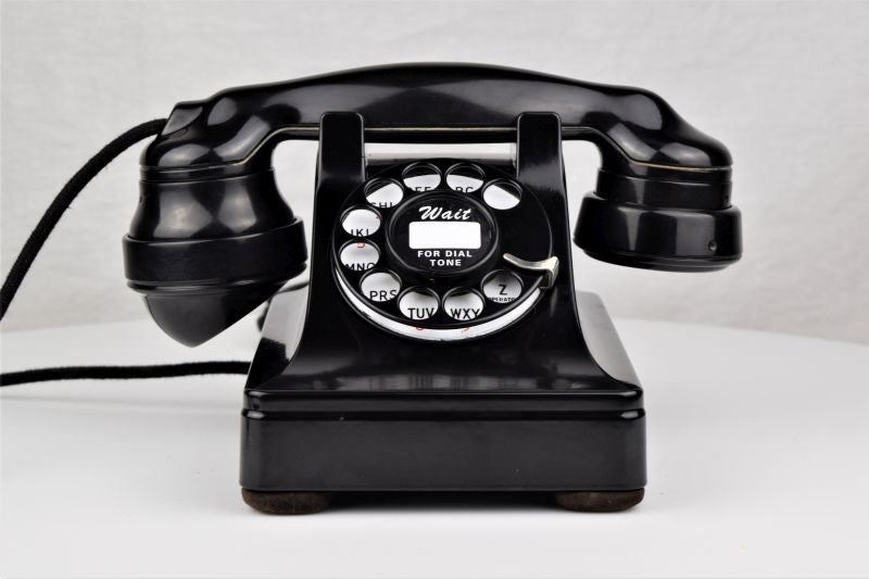 302 - Black - Pre War - E1 Handset - Metal Case