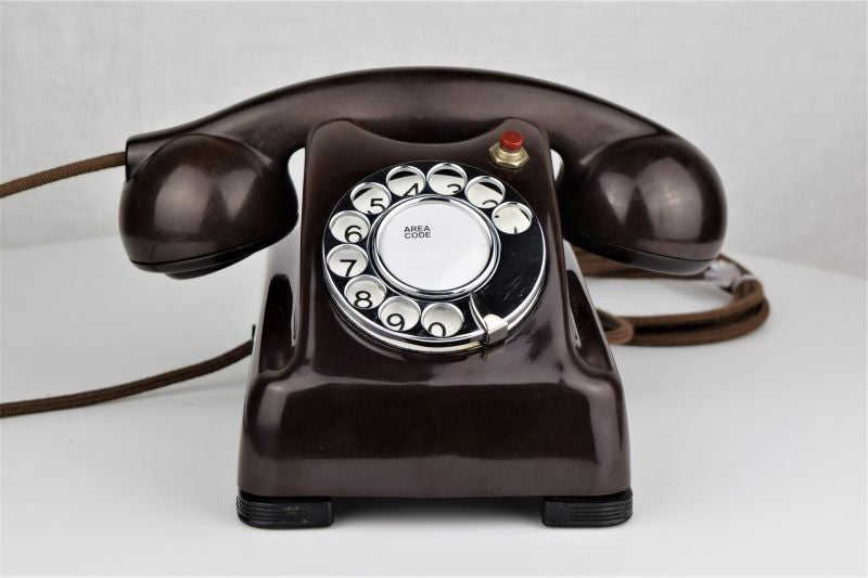 Kellogg Masterphone 1000 - AKA Redbar - Rare Brown Bakelite