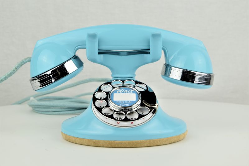 Western Electric 202 - Aqua Blue - Chrome Trim