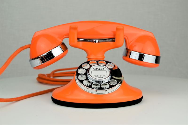 Western Electric 202 - Orange - Chrome Trim