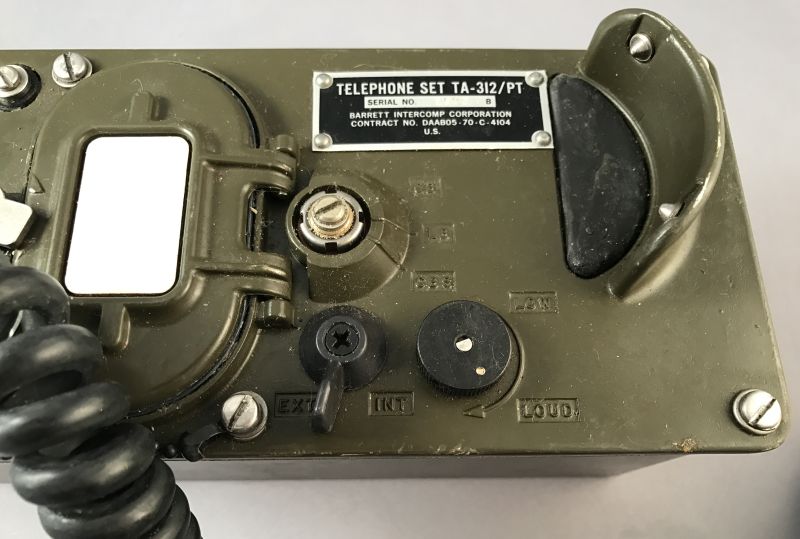 Military Field Telephone - TA-312 - Works