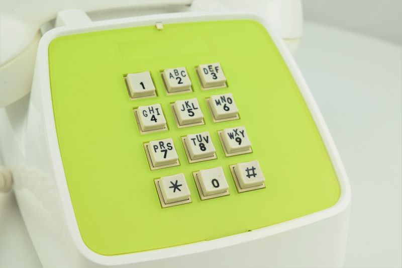 Automatic Electric Type 80 - White / Green - Touch Tone