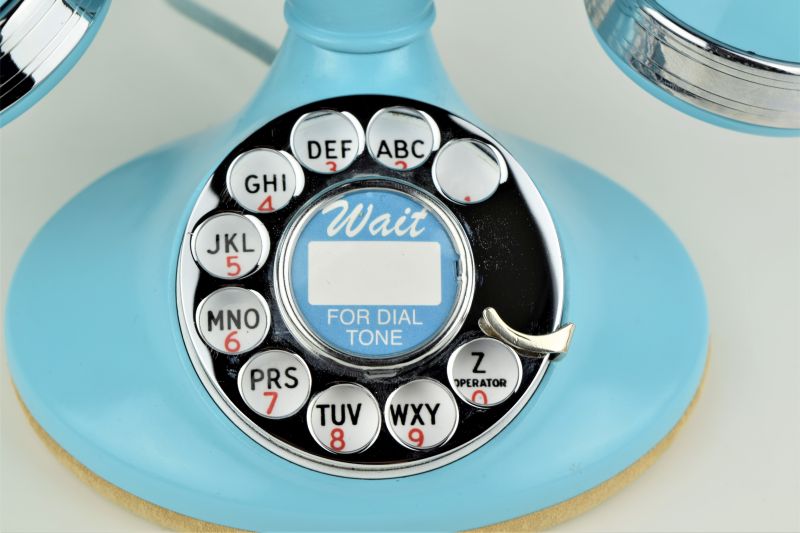 Western Electric 202 - Aqua Blue - Chrome Trim