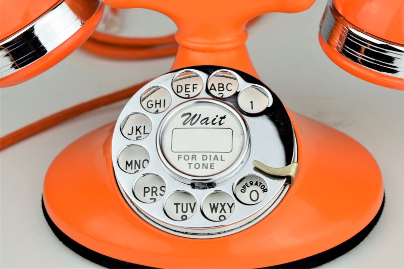 Western Electric 202 - Orange - Chrome Trim