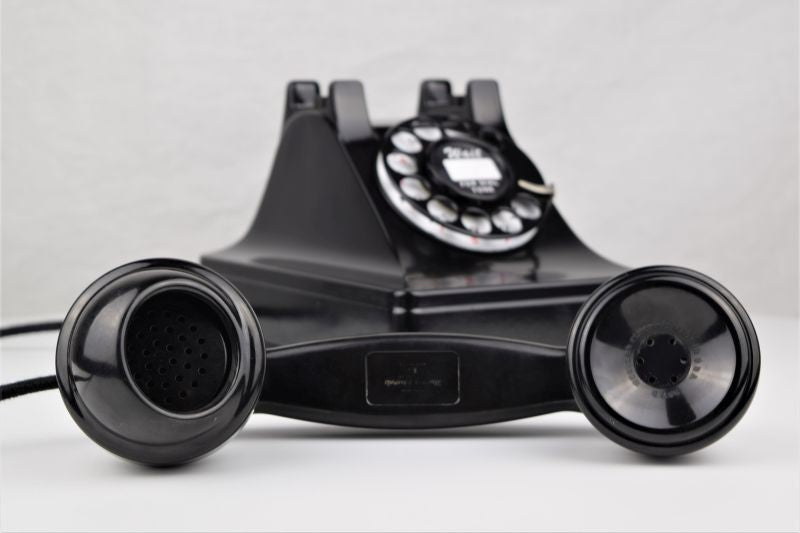 302 - Black - Pre War - E1 Handset - Metal Case
