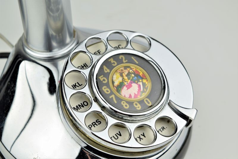 Chrome Candlestick Telephone