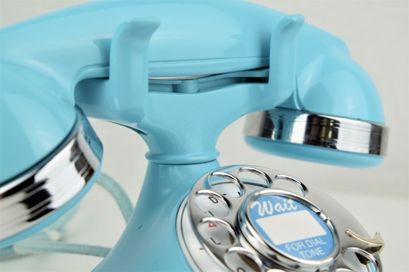 Western Electric 202 - Aqua Blue - Chrome Trim