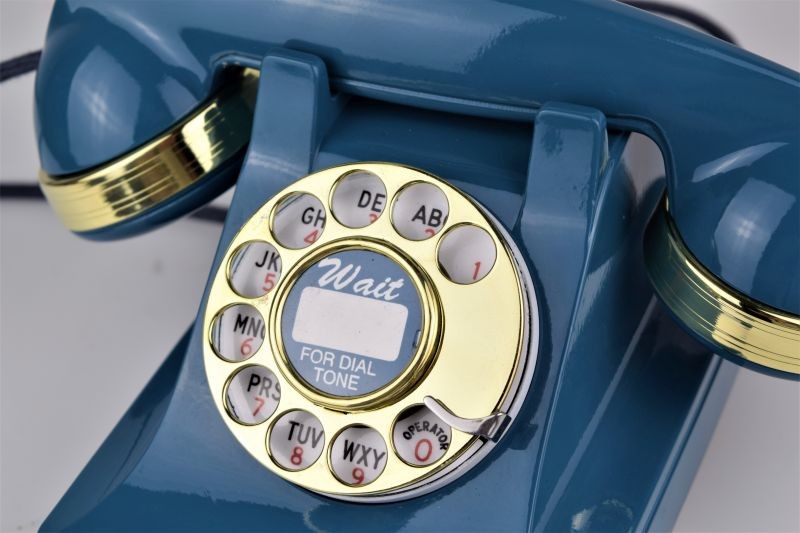 302 - Blue - Brass Trim