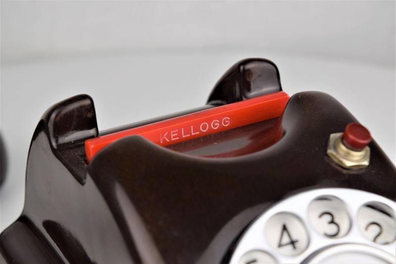 Kellogg Masterphone 1000 - AKA Redbar - Rare Brown Bakelite