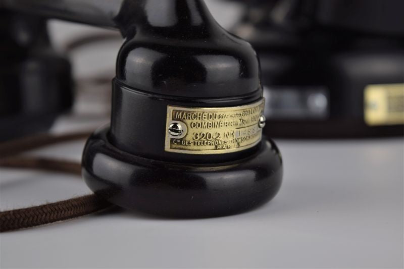 French Cradle Telephone/Mother in law receiver - Nickel