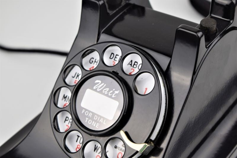 302 - Black - Pre War - E1 Handset - Metal Case