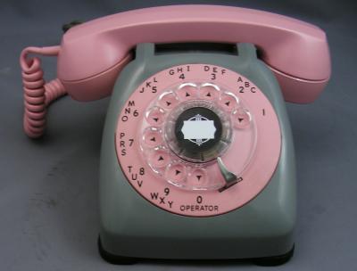 Automatic Electric Type 80 - Pink and Grey