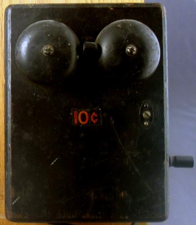 Small Wood Wall Phone - As is