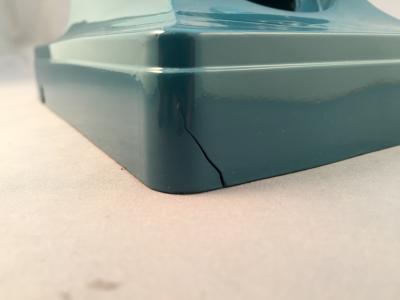 302 Themoplastic Shell - Teal - Cracked