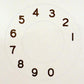 North Electric Numeric Dial Plate Overlay