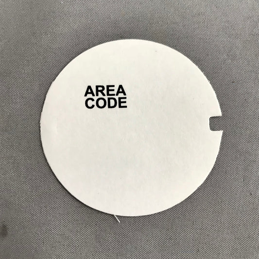Customized Dial Card - Add Your Number