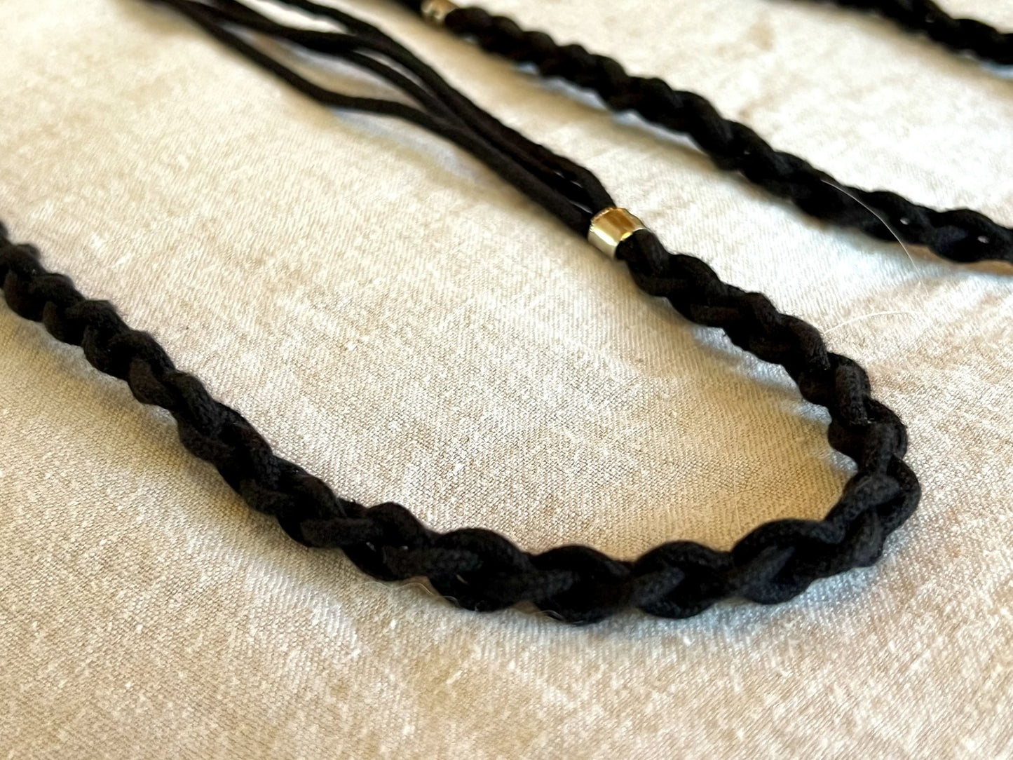 Cord - Handset - Cloth Covered - Braided - 4 Conductor