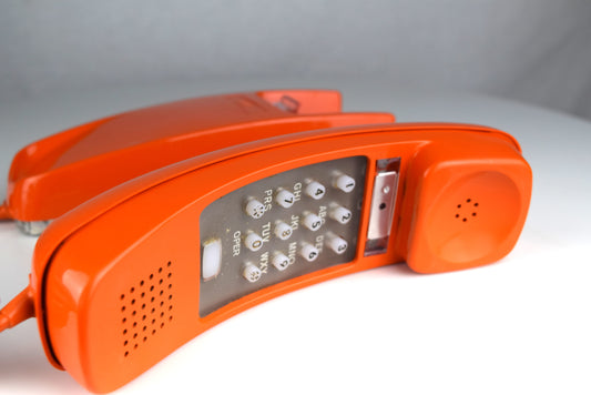 Trimline Touch Tone Wall Phone - Orange