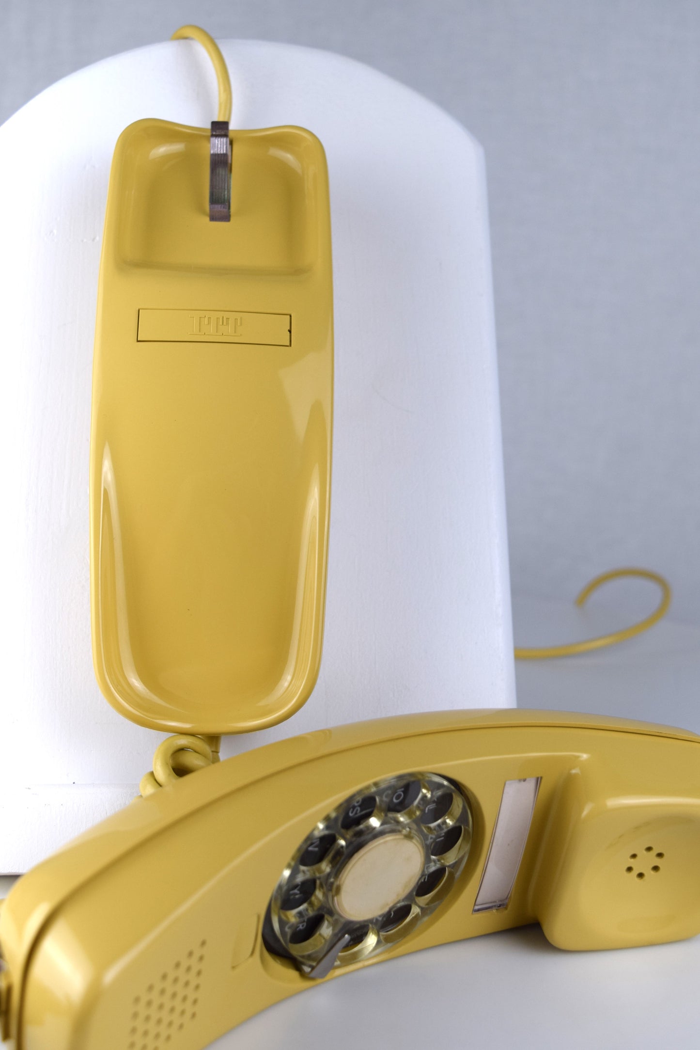 Trimline - Harvest Gold - Rotary Dial Wall Phone