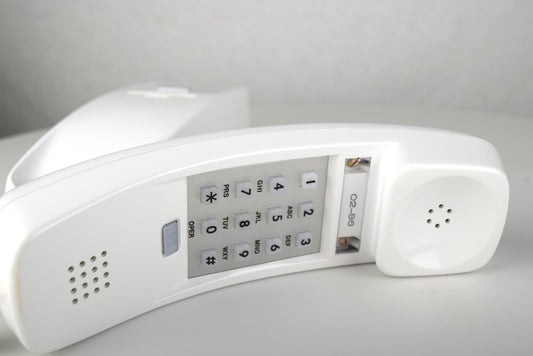 Trimline Touch Tone Wall Phone - White