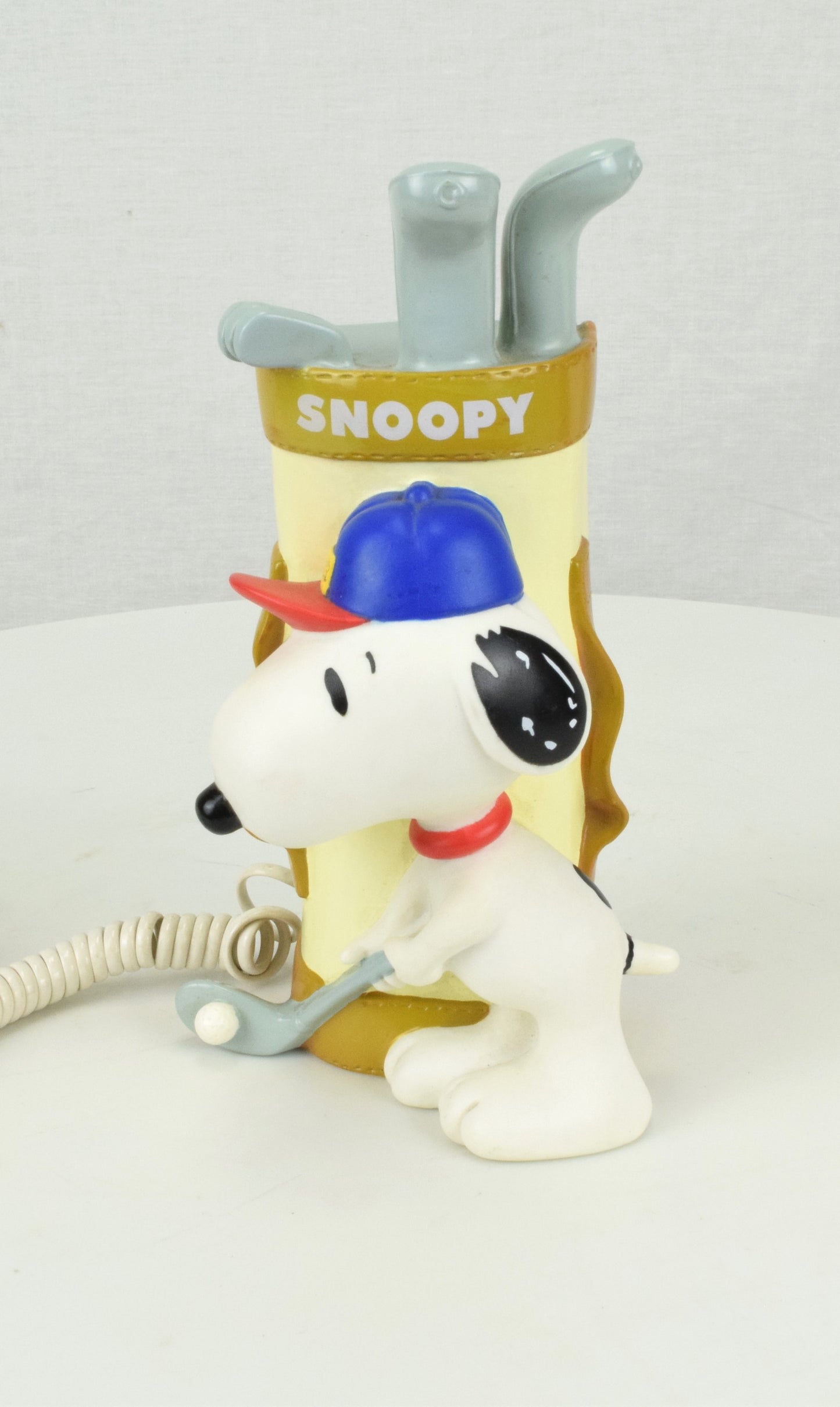 Golfer Snoopy Novelty Phone