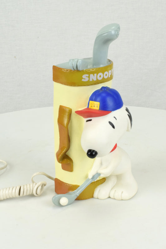 Golfer Snoopy Novelty Phone