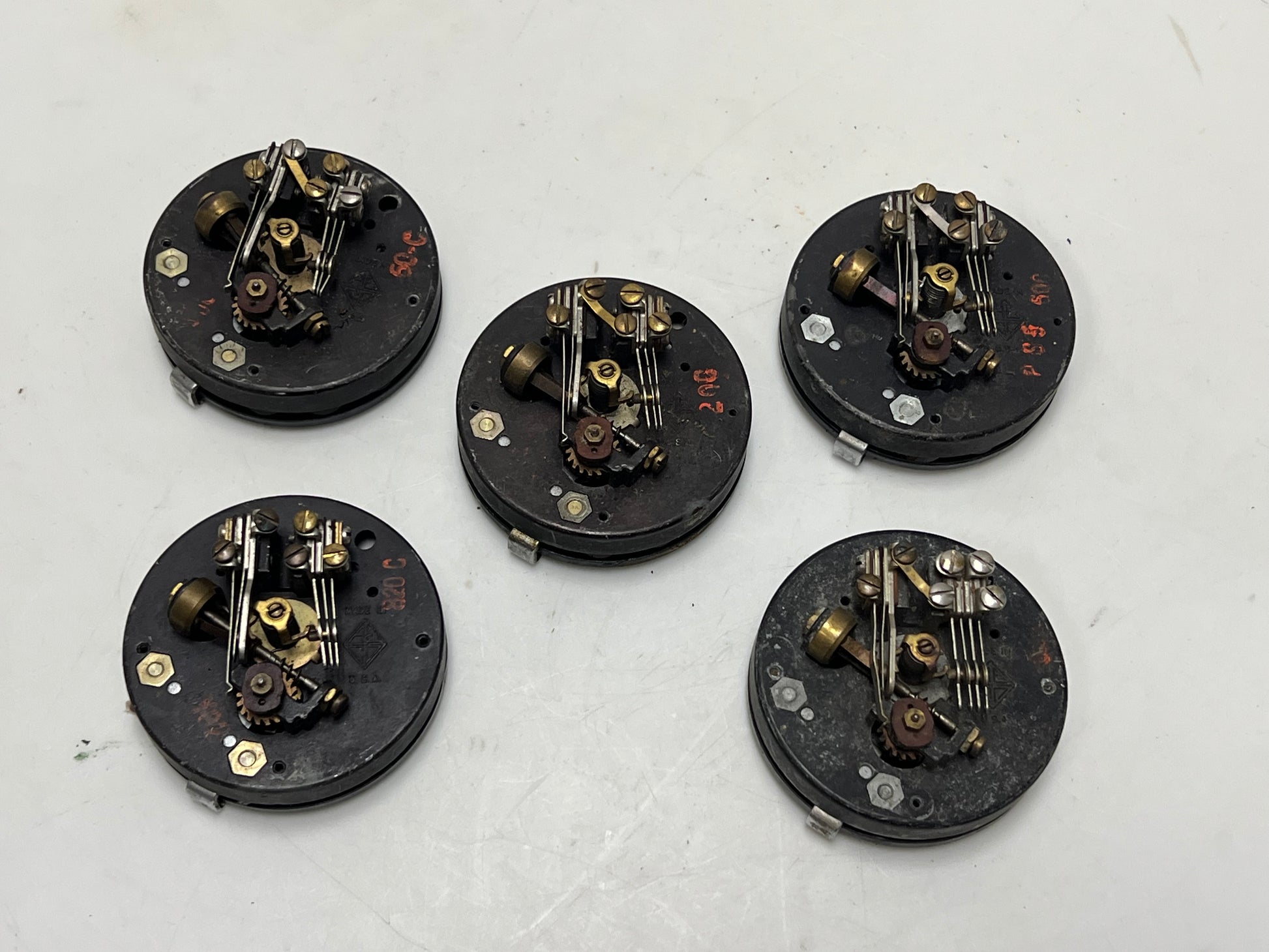 Dials Device Set of 5 Automatic Electric Dials – oldphoneworks