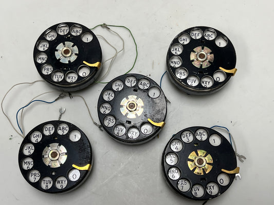 Set of 5 Northern Electric 6QD Dials