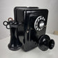 Western Electric Metal Wall Phone - Black