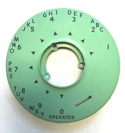 Automatic Electric Dial Bezel - Mint Green - Black Letters - Alphanumeric