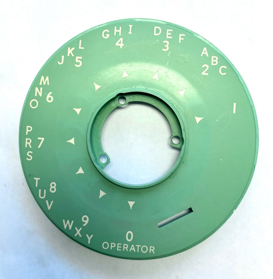Automatic Electric Dial Bezel - Mint Green - White Letters Alphanumeric