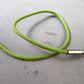 Cord - Cloth Covered - Transmitter - Green - Pin to Spade - 9"