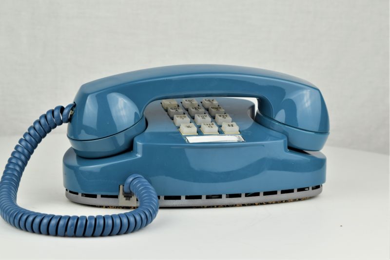 2702 - Mediterranean Blue Princess Phone