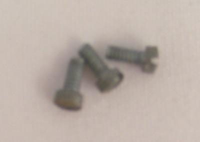 Dial plate retainer screws (3)