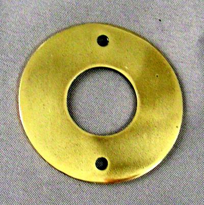 Crank Escutcheon, Brass 1.25 Inch OD