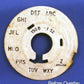 Western Electric 150e Party Line Dial Plate Overlay