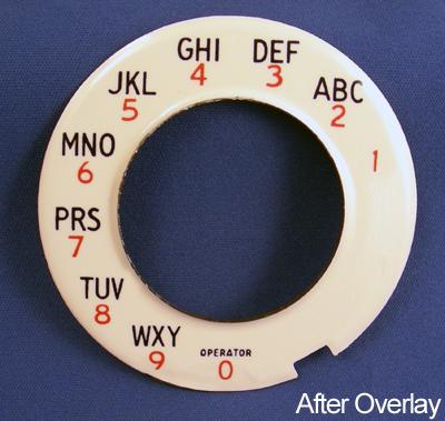 Automatic Electric Alphanumeric Dial Plate Overlay - Operator ...