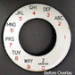 North Electric Alphanumeric Dial Plate Overlay