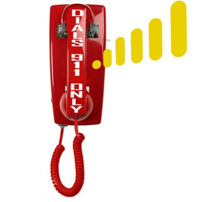 5501 Auto-Dial 911 Wall Phone
